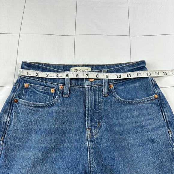 Madewell Jeans Womens 26 Petite Blue Curvy Perfect Vintage Decatur Wash Stretch - Picture 8 of 13
